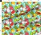 Fruit Colorful Summer Fruits Tropical Floral Custom Printed Fabric by Spoonflower Various Fabrics by the Yard or Fat Quarter